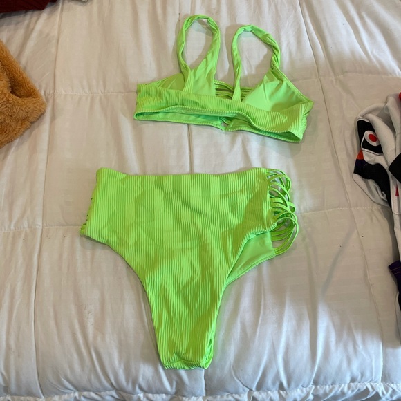Neon Green Bikini - Picture 2 of 5